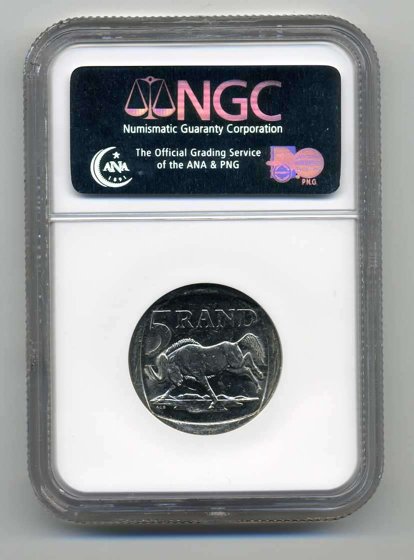 NELSON MANDELA PROOF 66 ULTRA CAMEO GRADED BY NGC