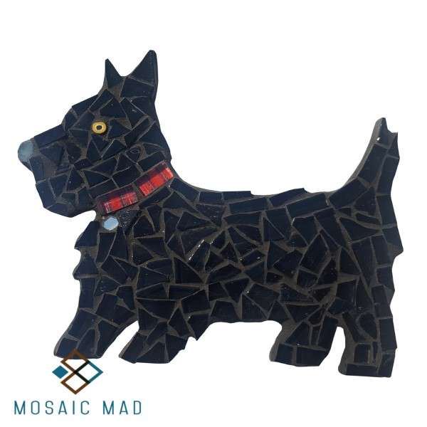 Mosaic Project- SKOTTIE DOG. DIY kit