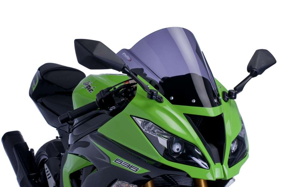 PUIG - Kawasaki ZX6R (09-16), ZX6R 636 (13-16) & ZX10R (08-10) - Airflow Dark Tint Screen