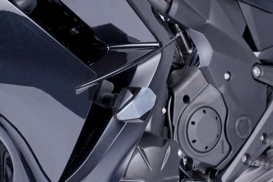 PUIG - Yamaha YZF600 R6 (08-16) - Black R12 Frame Sliders (Full Kit)