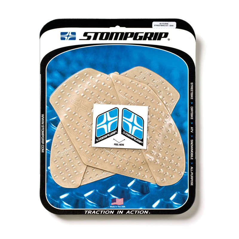 StompGrip - Kawasaki ZX10R (11-16) - Traction Tank Kit - Transparent