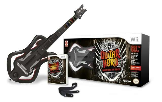 Guitar Hero Warriors of Rock - Game and Guitar bundle for Wii - Brand New - Sealed
