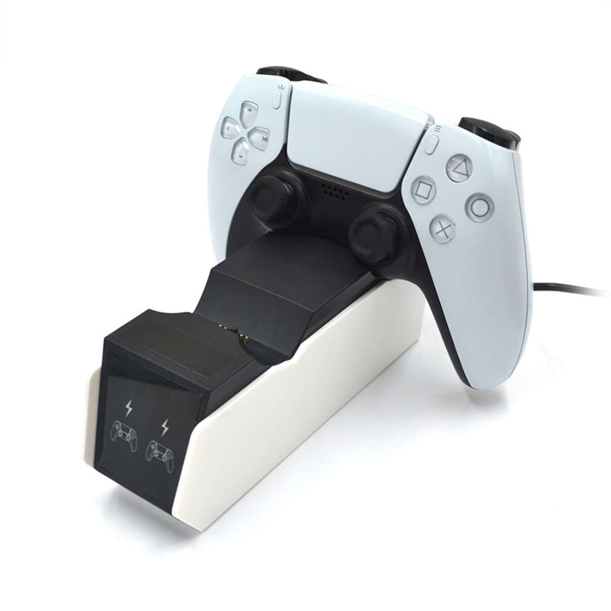 MIMD  Dual Charger Station Charging Dock for PS5 Wireless Controller -