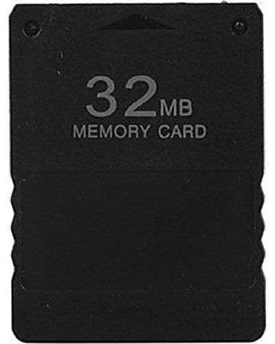 Memory Card  For Ps2 Black Memory Card, 32mb
