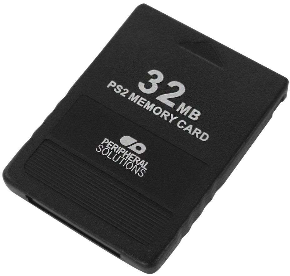 Memory Card  For Ps2 Black Memory Card, 32mb