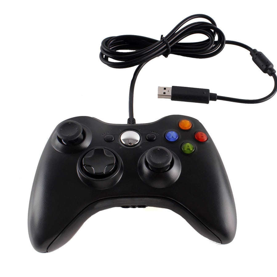 Xbox 360 / 360 Live / 360 Slim-Wired - Generic Controller - Black