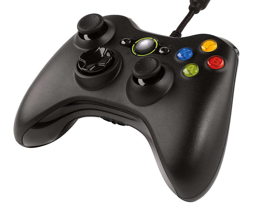 Xbox 360 / 360 Live / 360 Slim-Wired - Generic Controller - Black