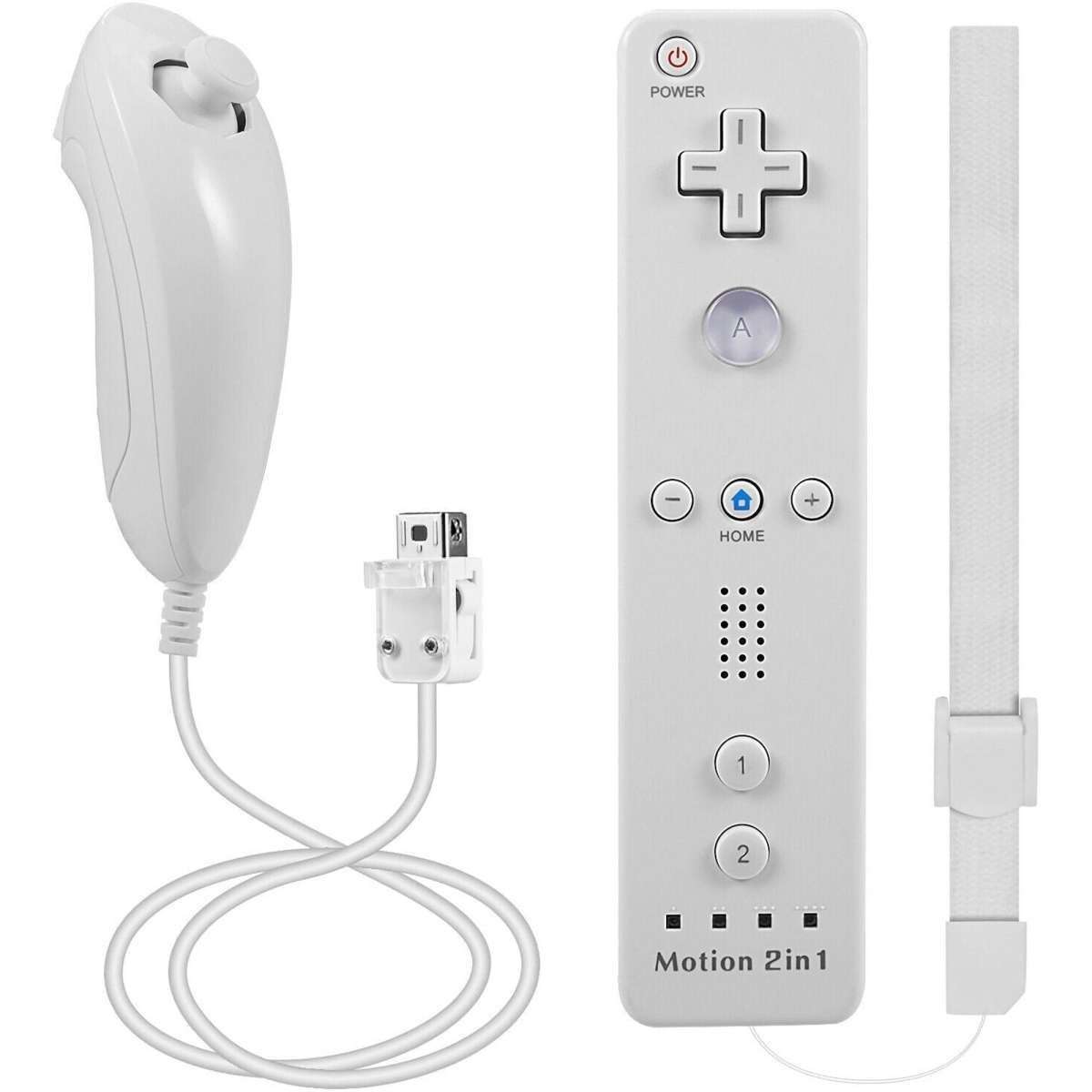 Nintendo Wii Compatible 2in1 Built-in Motion Plus Remote Controller