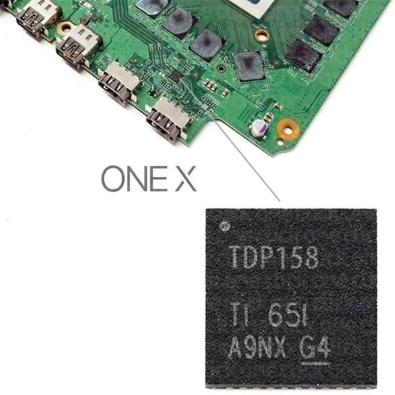 Original New HDMI-compatible IC Control Chip Retimer TDP158 for Xbox One X Console (Can Substitut...