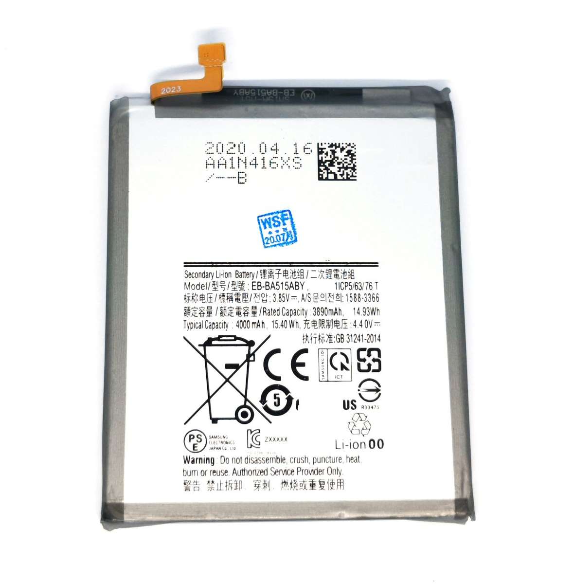 Replacement Battery For Samsung A51 A515F BATTERY