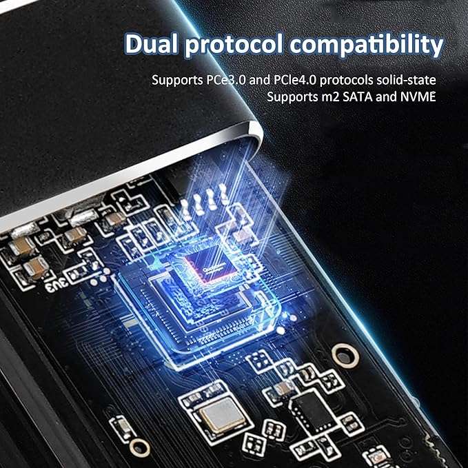 M.2 NGFF to USB 3.0/3.1 Type-C SSD Case Adapter Aluminium Box
