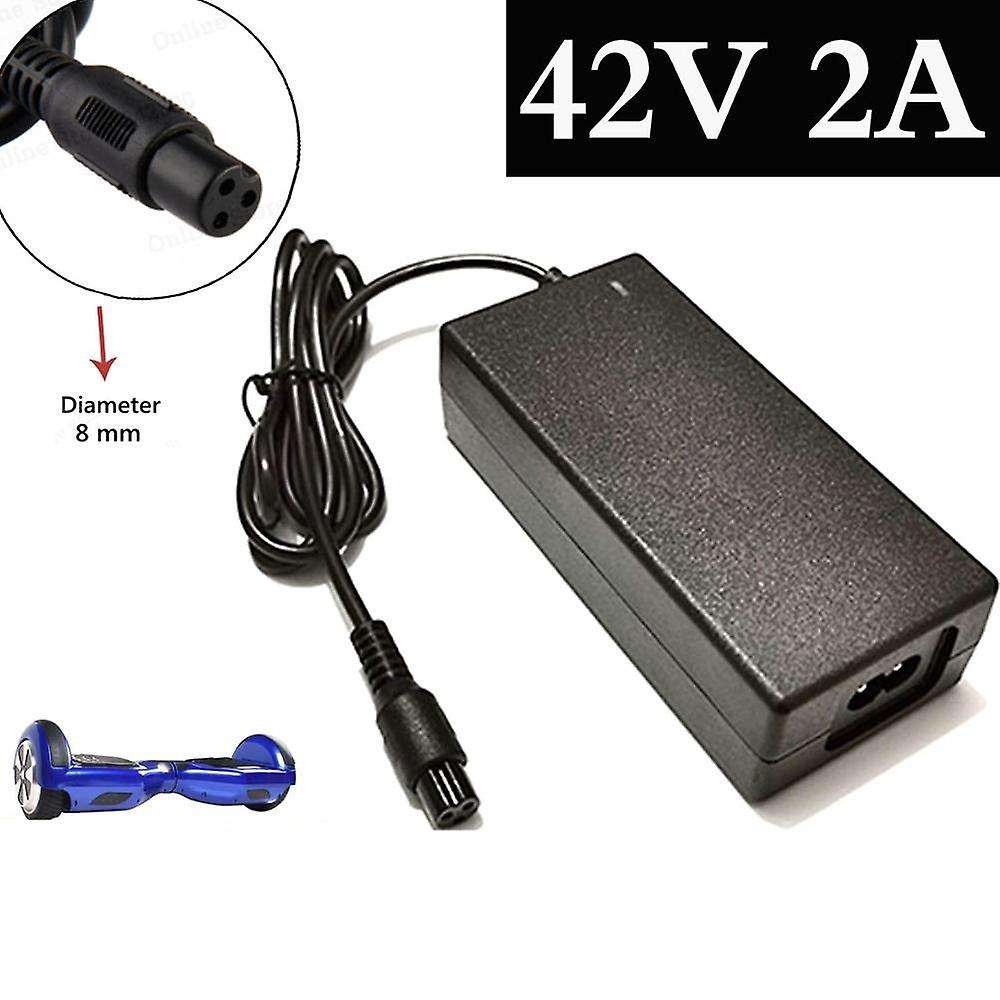 42V/2A Charger Adapter Power Cord AC 100-240V 50-60Hz For Hoverboard Smart Balance Scooter