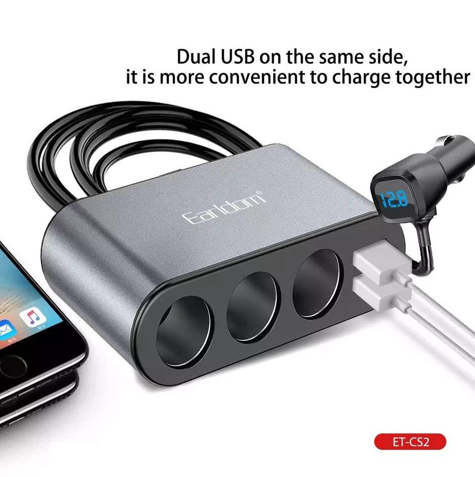 Earldom CS2 Multi-Fuction Car Charger