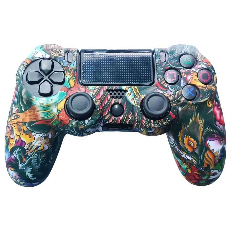 Silicon Case For PS4 Controller With Transfer Printing Pattern