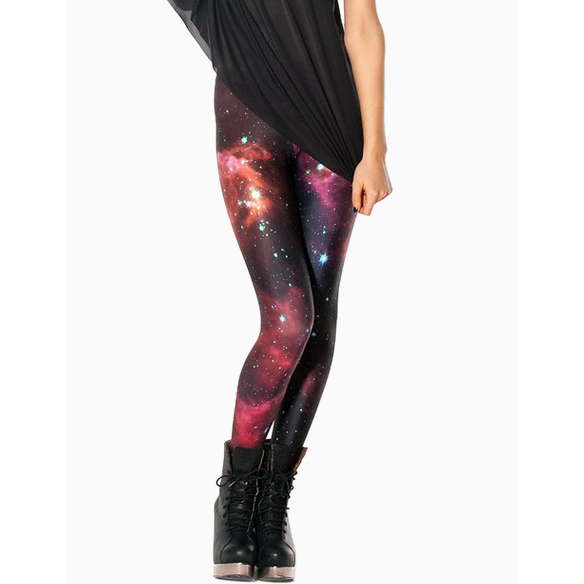 Galaxy Brilliant Red Leggings