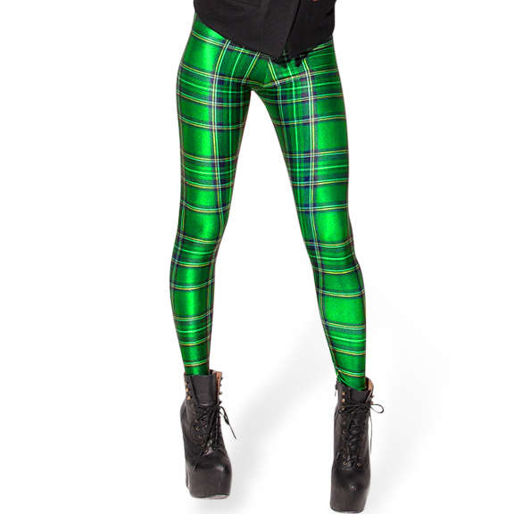 Tartan Green Leggings