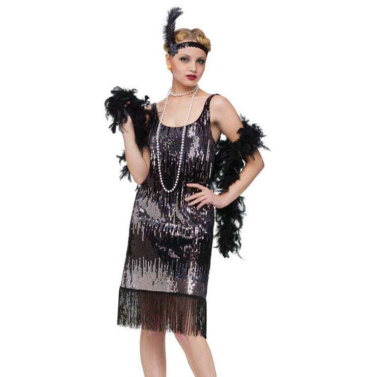Deluxe Flapper Jazz Baby Adult Costume