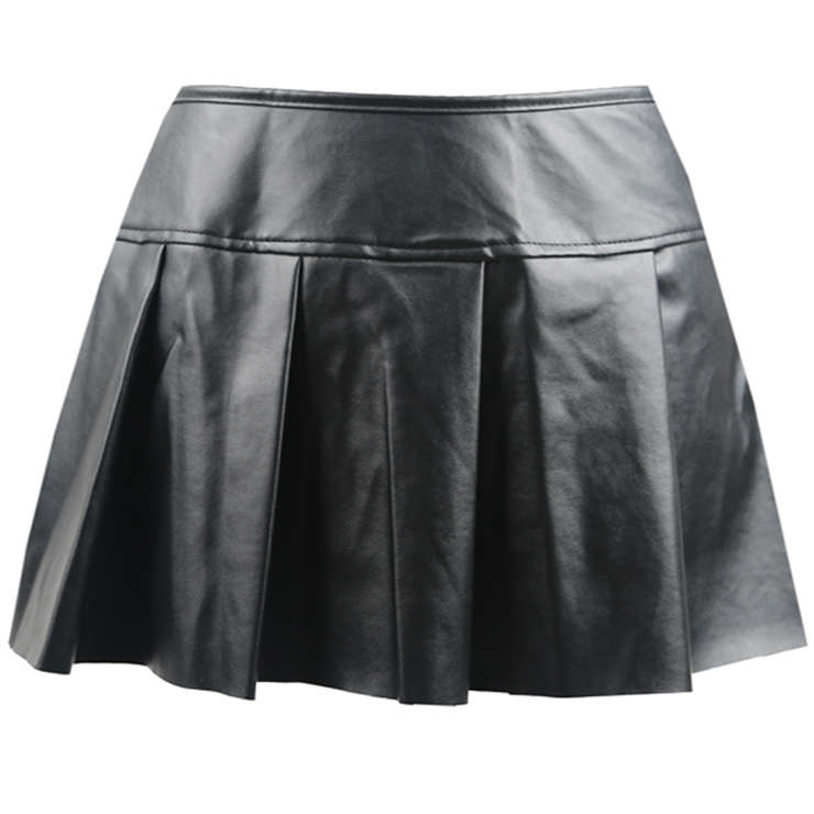 Sexy Gothic Leather Skirt