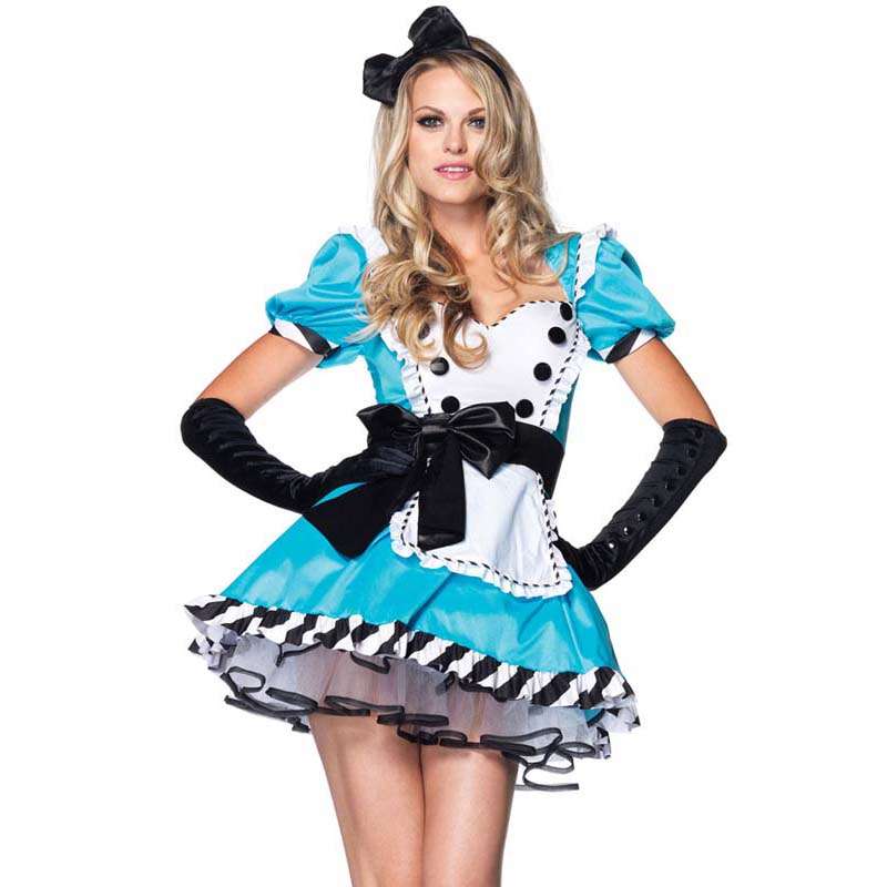 Forever Young Charming Alice In Wonderland Fancy Dress Costume