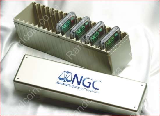 *#* Silver Plastic Slabbed Coin Container *#*