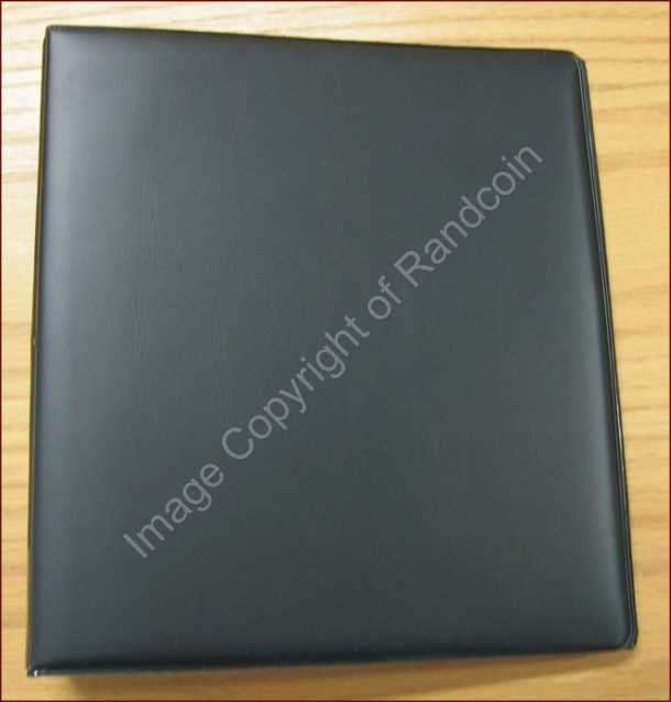 *#* Universal Coin AlbumA5 Cover NO pages BLACK Protect your collection *#*