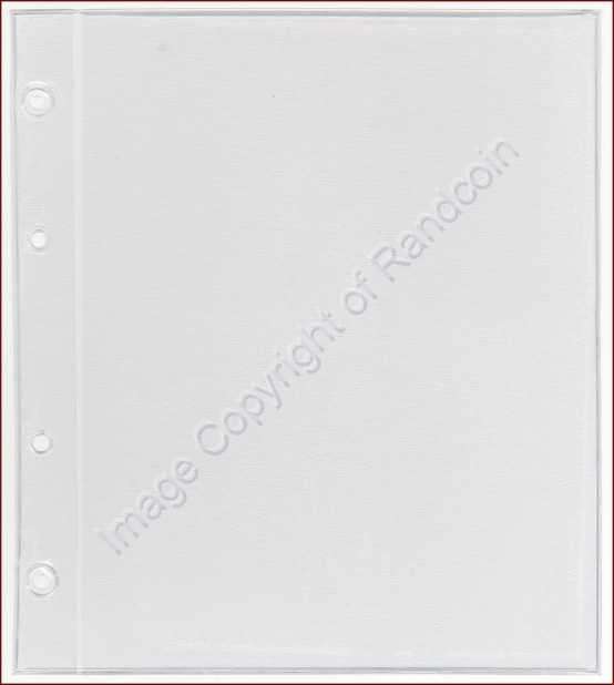 *#* Universal Coin Album A5 - Extra Pages. 1 Pocket Page *#*