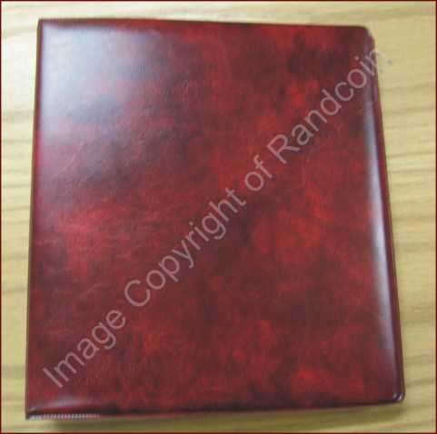 *#* Universal Coin AlbumA5 Cover NO pages RED. Protect your collection *#*