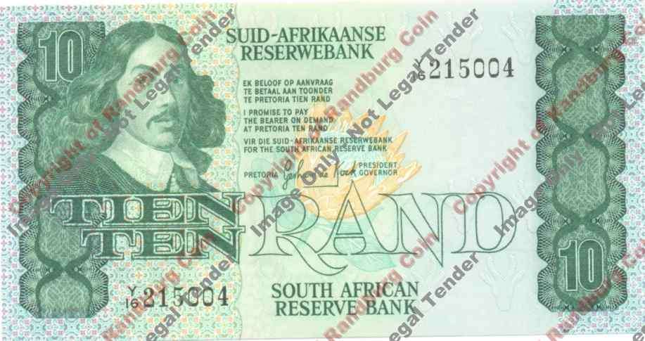 *#* GPC De Kock 2nd Issue - Ten Rand Y16 Replacement Note UNC *#*