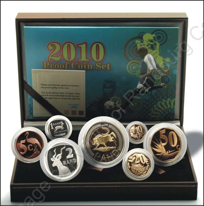 *#* 2010 South African Short Proof Coin Set Ltd 3000 *#*