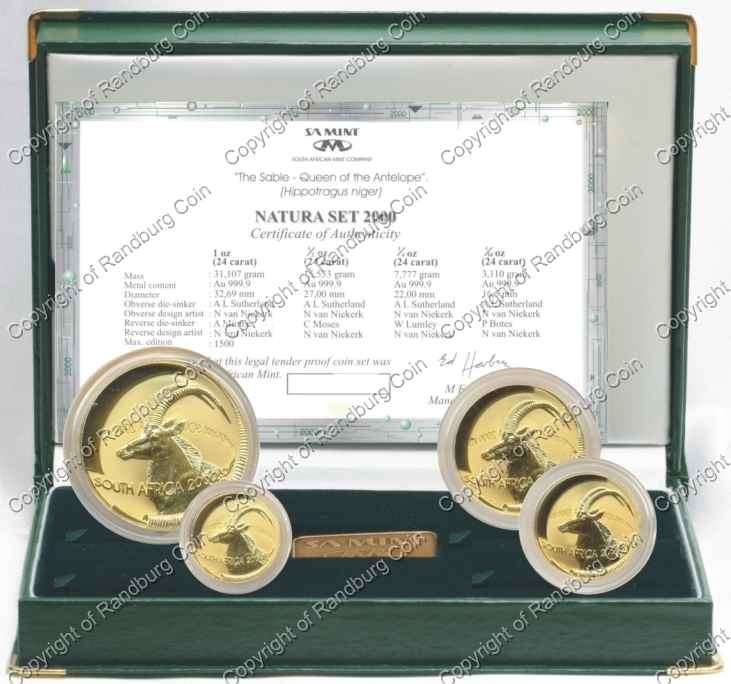 *#* 2000 Sable Gold Proof Set Mintage 344 *#*