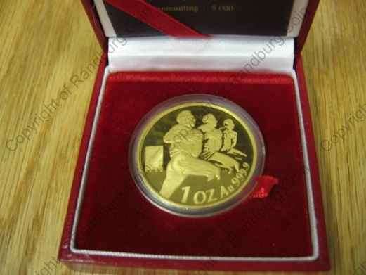 *#* 1995 Proof 1oz Rugby Gold Coin - Mintage 406 *#*