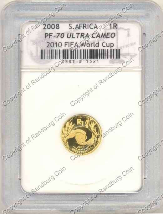 *#* 2008 Gold R1 FIFA 2010 World Cup - Graded PF70 *#*