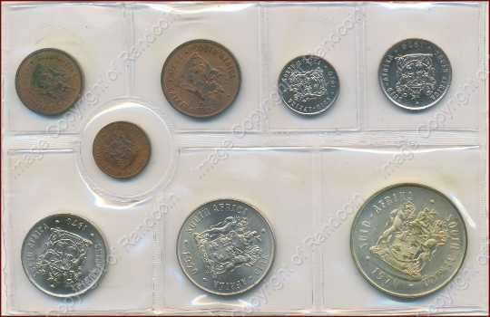 *#* 1970 SA Mint issued UNC set WITH Silver R1 !!! *#*