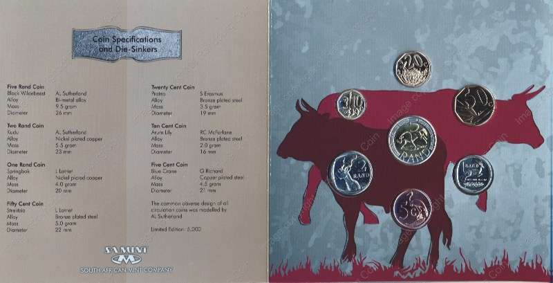 *#* 2009 SA Mint Pack UNC Set  *#*