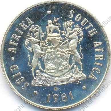 *#* SA 1981 Silver R1 Proof Coat of Arms Mintage 11 000*#*