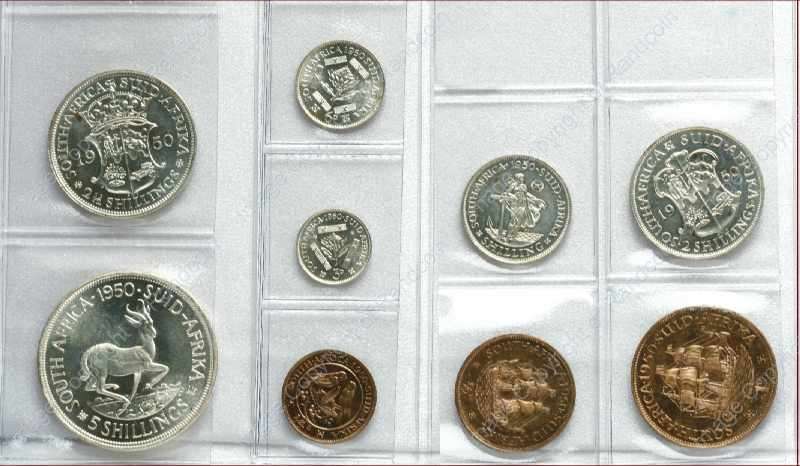 ### 1950 SA Union Proof Set not in a box ###