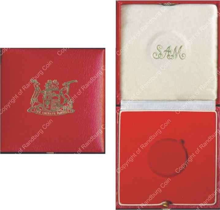 *#* Kruger Rand 1 oz empty red box square *#*