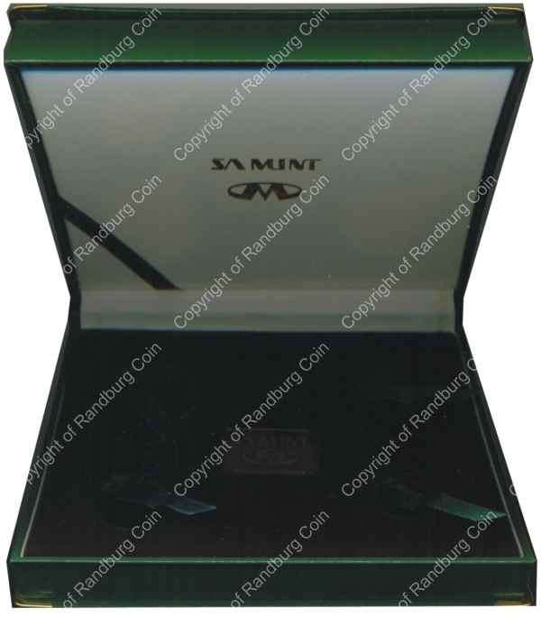 *#* Natura proof set empty green box with SAM plaque *#*