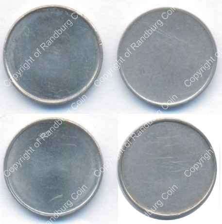 *#* RSA 2nd Decimal Pair of Blank Five Cents Coins - see images *#*