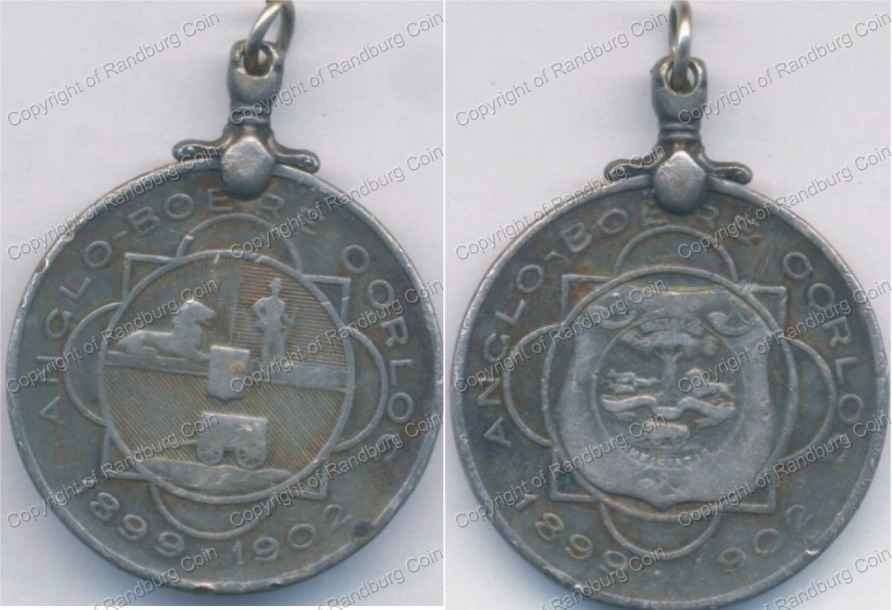 *#* Anglo Boere Oorlog Stg Silver Service Medal- ASJ van Vuuren *#*