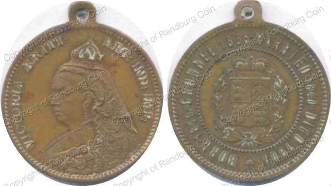 *#* 1901 Bronze Queen Victoria Memorial Medallion *#*