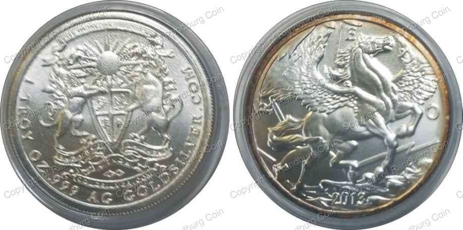 *#* 2013 Goldsilver.Com Pure Silver 1oz Freedom Medallion *#*