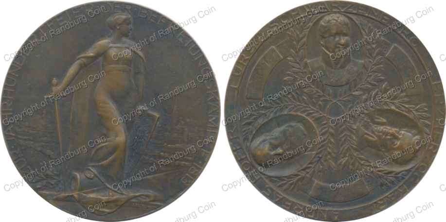 *#*Austria, Big Bronze Medal 1913, Centenary Celebration of the Wars of Liberation 1813 *#*