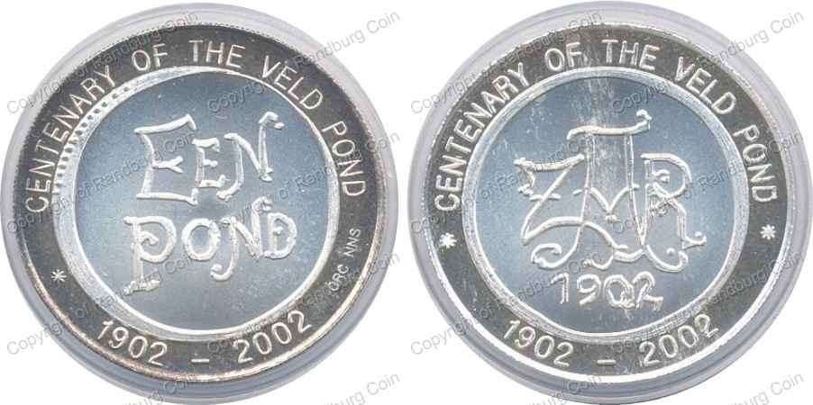 *#* 2002 GRC Centenary of the Veldpond 1oz Silver Medallion *#*