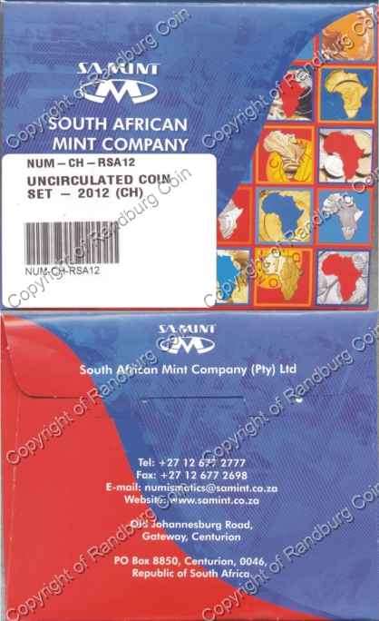*#* 2012 SA Mint Uncirculated Coin Set Mintage 653 *#*