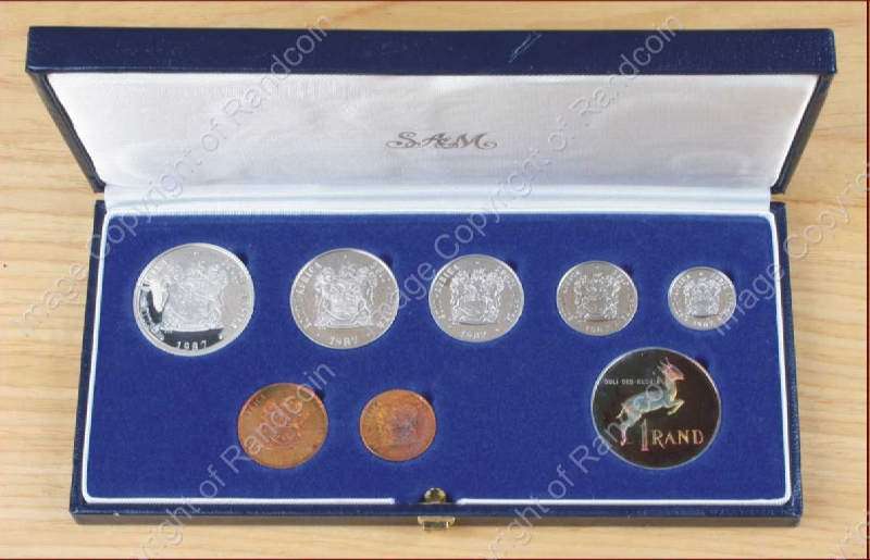 *#* 1987 SA Proof Set in Original SA Mint box Mintage 6781 !!! *#*