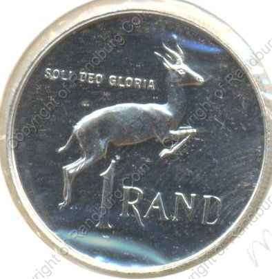 *#* SA 1989 Silver R1 Protea Uncirculated Coat of Arms Mintage 3 684*#*