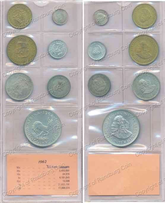 *#* 1962 RSA 1st Decimal Issue Coins *#*