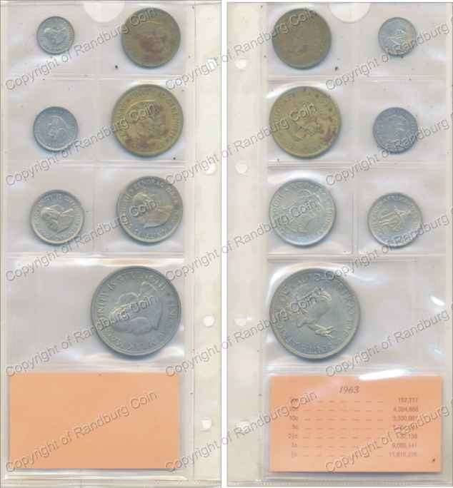 *#* 1963 SA Union Coins Set - as per images *#*
