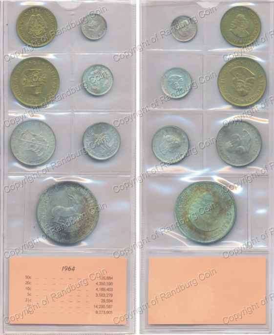 *#* 1964 RSA 1st Decimal Issue Coins *#*